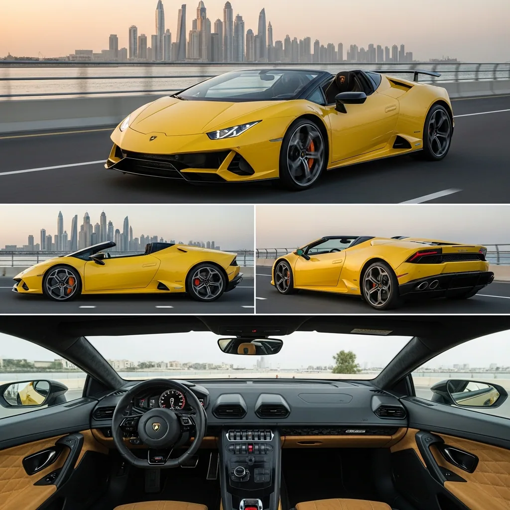 Lamborghini Huracan Evo Spyder view 1
