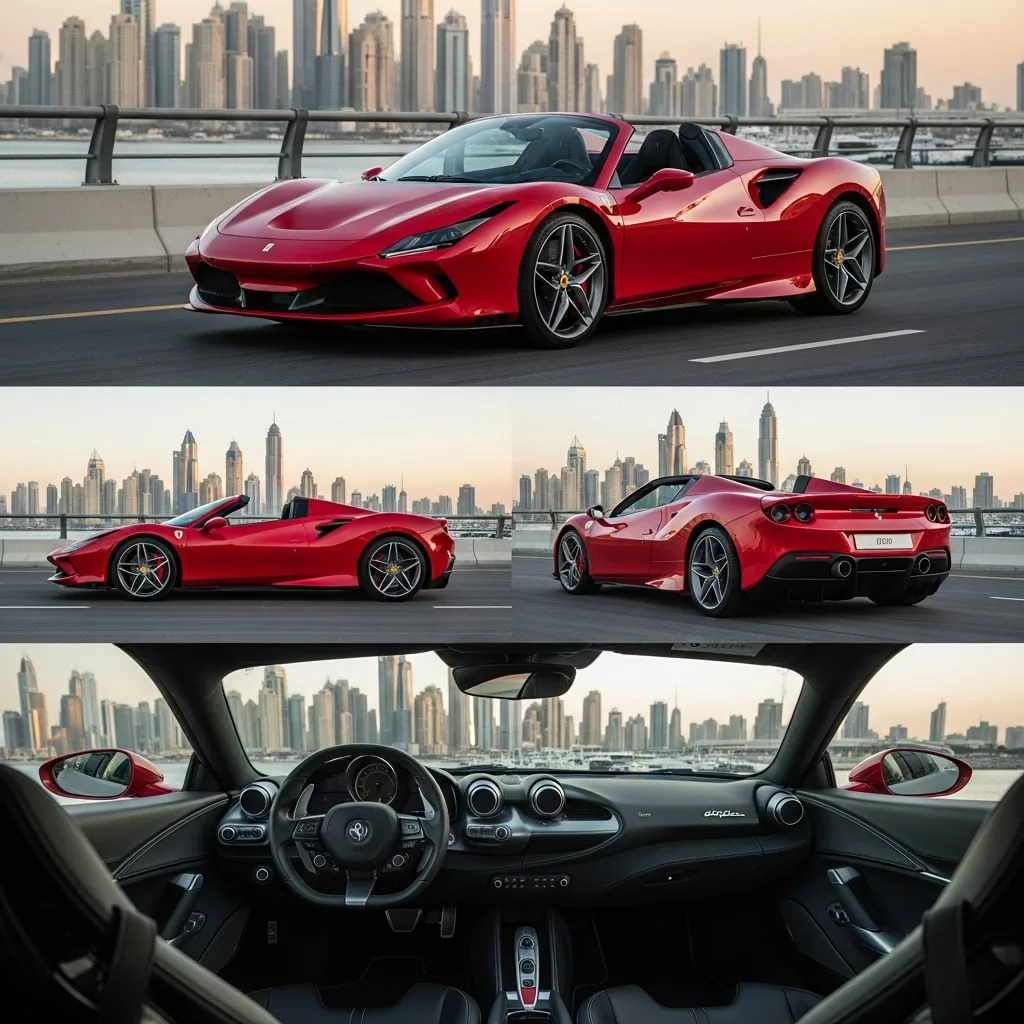 Ferrari F8 Spider view 1